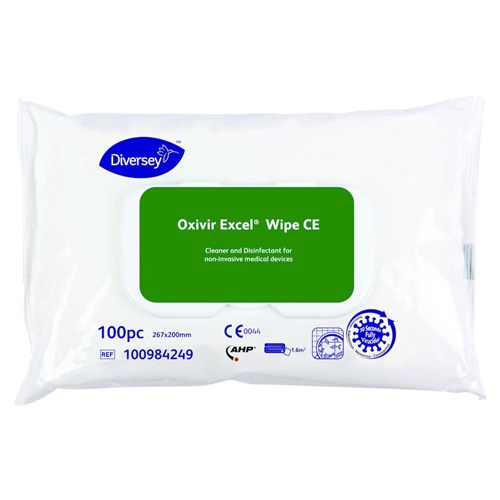 Oxivir Excel Wipe CE 1 pak a 100 stuks